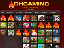 Tablet Screenshot of dhgaming.com